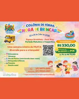 Colônia de férias Infantil Hora de Brincar em Brasília
