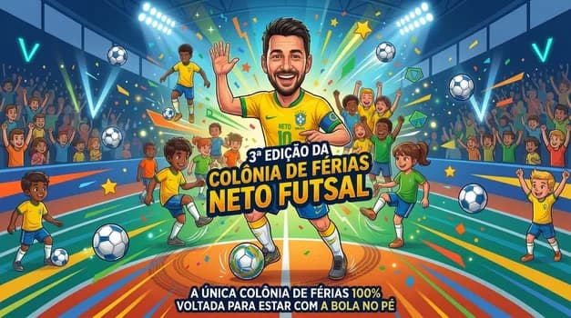 Imagem do COLÔNIA DE FÉRIAS NETO FUTSAL - 3ª EDIÇÃO