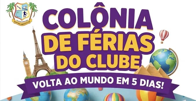 Imagem do Colônia de Férias - Volta ao mundo em 5 dias.