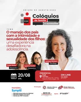 Imagem do Colóquios de Família e Sucessões Edição de Agosto de 2026