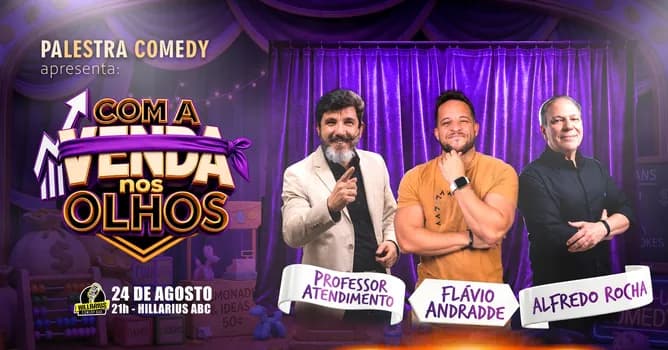 Imagem do COM A VENDA NOS OLHOS - Palestra Comedy