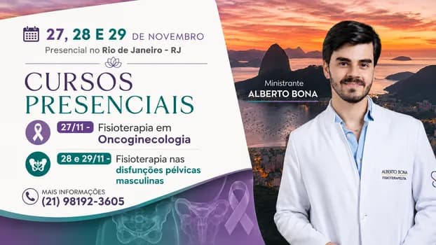Imagem do COMBO - Fisioterapia em oncoginecologia + Fisioterapia nas disfunções pélvicas masculinas (RJ)