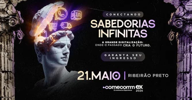 Imagem do ComEcomm EX 2026 - E-commerce Experience em Ribeirão Preto/SP