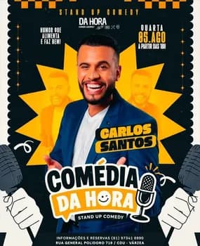 Imagem do COMEDIA DA HORA - CARLOS SANTOS