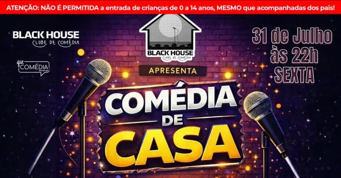 Imagem do COMÉDIA DE CASA em SOROCABA - Stand up Comedy