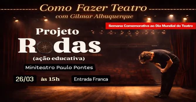 Imagem do Como Fazer Teatro. Workshop com Gilmar Albuquerque