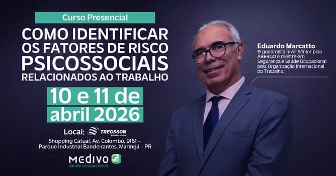 Imagem do COMO IDENTIFICAR OS FATORES DE RISCO PSICOSSOCIAIS RELACIONADOS AO TRABALHO