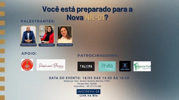 Imagem do Como se Adequar à Nova NR-01: Fatores de Riscos Psicossociais