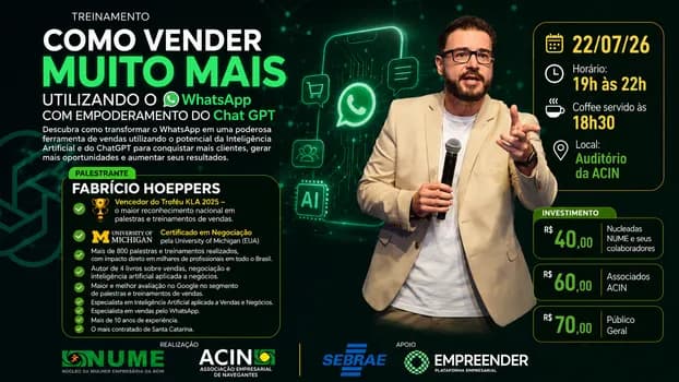 Imagem do Como vender muito mais utilizando o WhatsApp com Empoderamento do ChatGPT