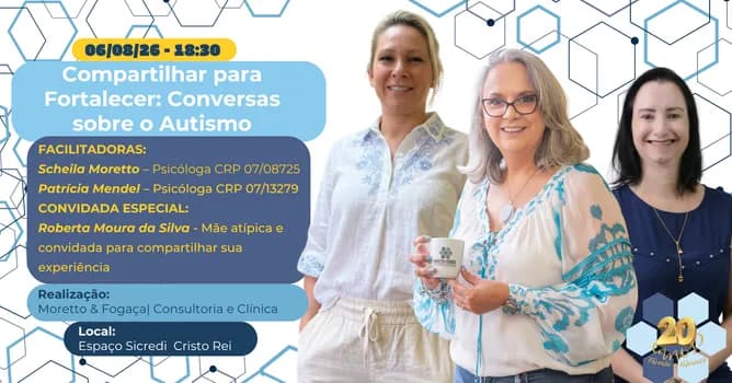 Imagem do Compartilhar para Fortalecer: Vivências no Espectro Autista