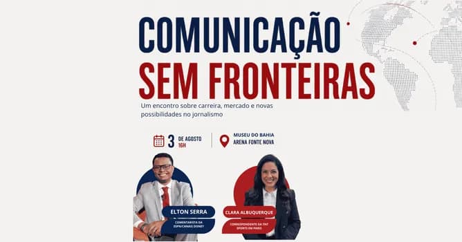 Imagem do Comunicação Sem Fronteiras com Clara Albuquerque e Elton Serra