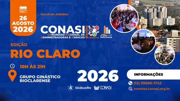 Imagem do CONASI CONECTA Rio Claro 2026