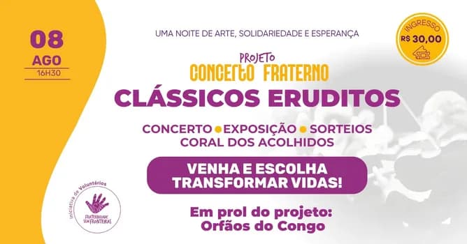 Imagem do Concerto Fraterno