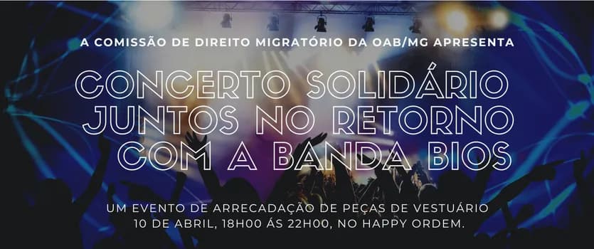 Imagem do Concerto Solidário - Juntos no Retorno com a Banda Bios