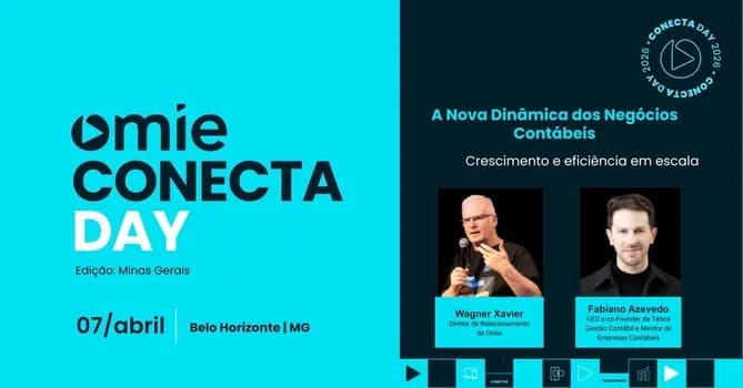 Imagem do Conecta Day - MG | A nova dinâmica dos negócios contábeis - Crescimento e eficiência em escala.
