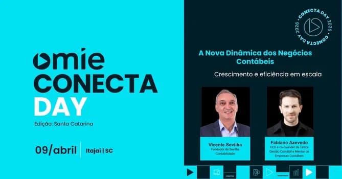 Imagem do Conecta Day - SC | A nova dinâmica dos negócios contábeis - Crescimento e eficiência em escala.