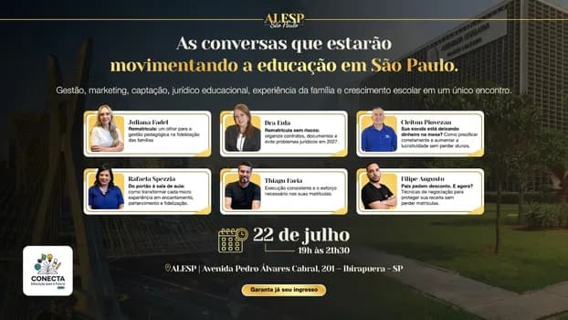 Imagem do Conecta São Paulo - Um encontro transformador para gestores escolares!