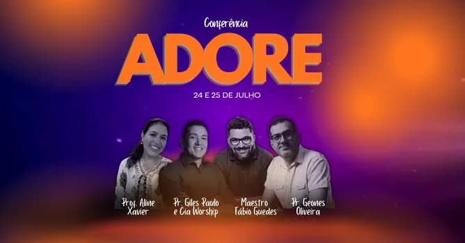 Imagem do CONFERÊNCIA ADORE 2026 - CANCELADO
