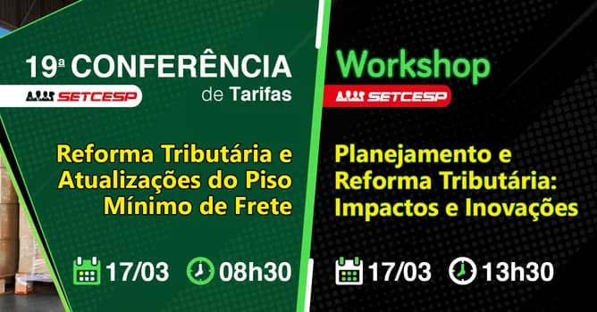 Imagem do Conferência de Tarifas - Reforma Tributária | Piso Mínimo + Workshop Planejamento Tributário