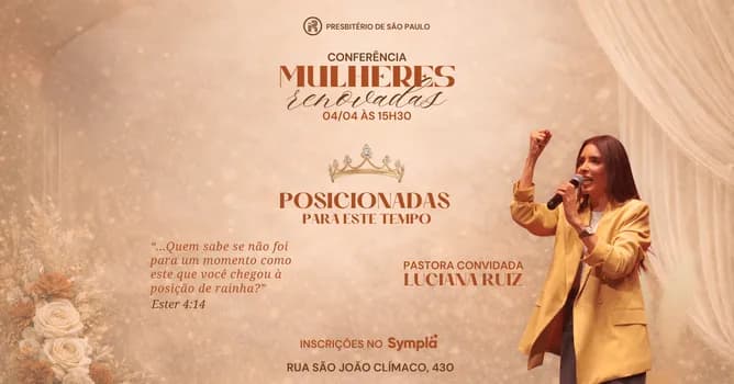Imagem do Conferência Mulheres Renovadas - Posicionadas para este Tempo
