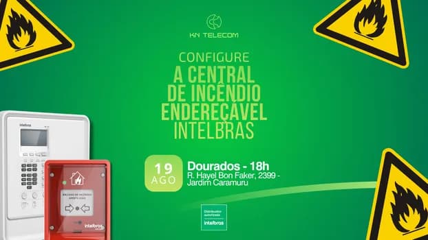 Imagem do Configuração da Central de Incêndio Endereçável Intelbras