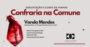 Confraria na Comune - Degustaçao e curso em Itapecerica