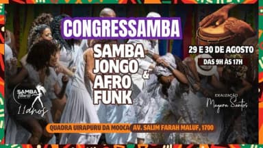 Congressamba 11 anos Samba Fitness- o maior Congresso de cultura & dança de São Paulo em São Paulo