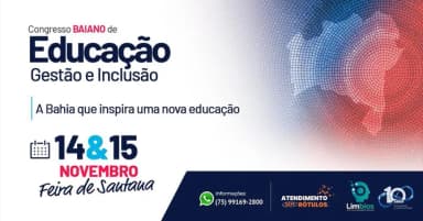 Congresso Baiano de Educação, Gestão e Inclusão em Feira de Santana