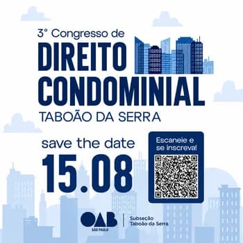 Imagem do Congresso de Direito Condominial OAB Taboão