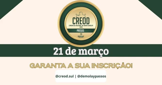 Imagem do Congresso Macrorregional do Sul de Minas Gerais Ordem DeMolay (CREOD Sul/MG)