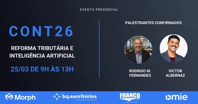 Imagem do CONT 26 - Reforma Tributária e Inteligência Artificial