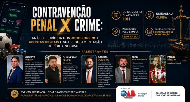 Imagem do CONTRAVENÇÃO PENAL X CRIME: A ANÁLISE JURÍDICA DOS JOGOS ONLINE E APOSTAS DIGITAIS NO BRASIL