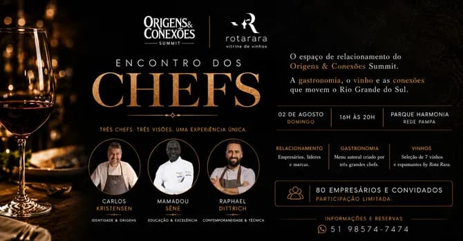 Imagem do Conviva - O espaço de relacionamento do Origens e Conexões 2026