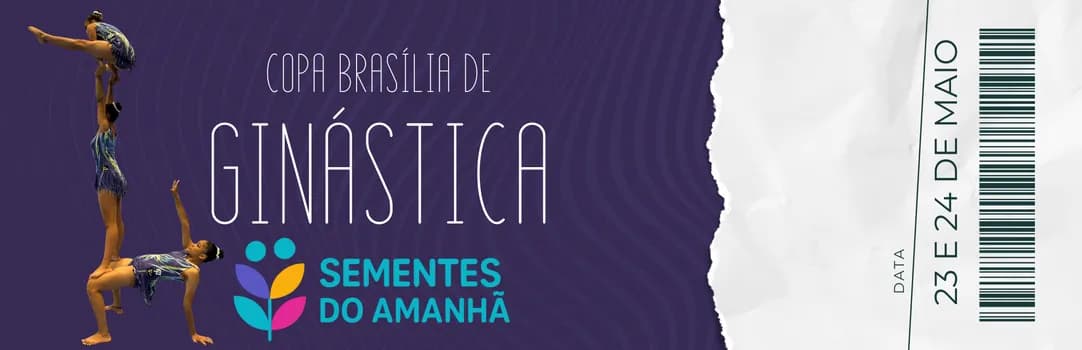 Imagem do Copa Brasília de Ginástica com o Instituto Inspiração