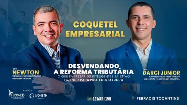 Imagem do COQUETEL BANQUETE EMPRESARIAL: REFORMA TRIBUTÁRIA 2026