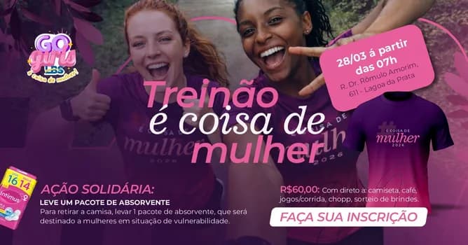 Imagem do Corrida de Encerramento Campanha É Coisa de Mulher + GoGirl
