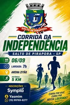 Imagem do CORRIDA DE PEDESTRES DA INDEPENDÊNCIA SALTO DE PIRAPORA SP