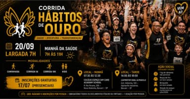 Corrida Hábitos de Ouro em Barueri