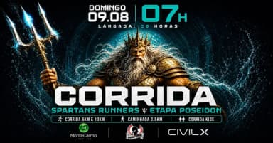 Corrida Spartans Runners Monte Carmo Shopping - Etapa Poseidon em Betim