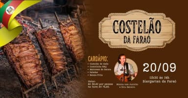 Costelão da Faraó (Dia do Gaúcho) em Picada Café