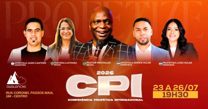 Imagem do CPI 2026 - CONFERENCIA PROFÉTICA INTERNACIONAL