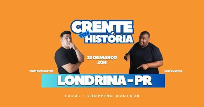 Imagem do CRENTE TEM HISTÓRIA - MATHEUS MATTOS E ELOI OLIVEIRA
