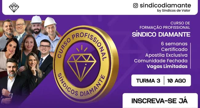 Imagem do CRICIUMA - CURSO DE FORMAÇÃO PROFISSIONAL SINDICO DIAMANTE