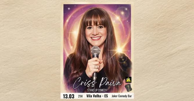 Imagem do Criss Paiva - Stand Up Comedy - Sexta 13 de Março às 21:00 - Joker Comedy Bar Vila Velha - ES