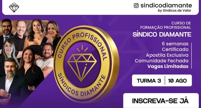 Imagem do CURITIBA - CURSO DE FORMAÇÃO PROFISSIONAL SINDICO DIAMANTE