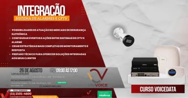 Curos- Integração entre Sistema de Alarmes e CFTV (Intelbras) em Osasco
