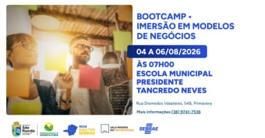 Curso Bootcamp - Imersão em Modelos de Negócios em São Romão