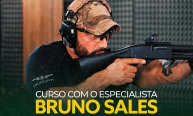 CURSO COM BRUNO SALES - ESPINGARDA CALIBRE 12 em Ribeirão Claro