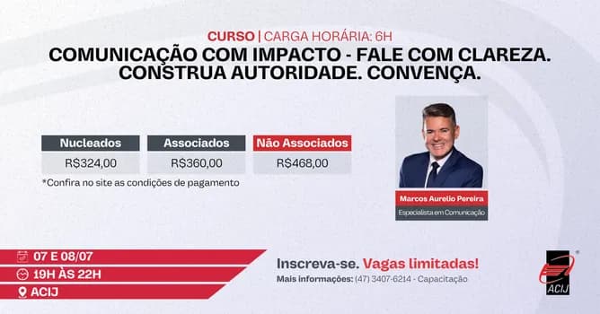 Imagem do Curso: Comunicação com Impacto - Fale com Clareza. Construa Autoridade. Convença.