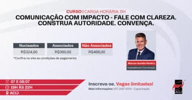 Curso: Comunicação com Impacto - Fale com Clareza. Construa Autoridade. Convença. em Joinville